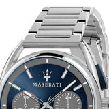 Maserati Trimarano Chronograph Blue Dial Silver Steel Strap Watch For Men - R8873632004 Buy Now By Maserati