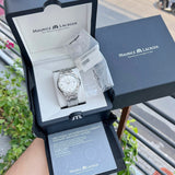 Maurice Lacroix Aikon Date White Dial Silver Steel Strap Watch for Men - AI1008-SS002-131-1 Buy Now By Maurice Lacroix