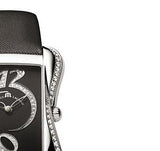 Maurice Lacroix Fiaba Black Dial with Diamonds Black Leather Strap Watch for Women - DV5012-SD531-350 Buy Now By Maurice Lacroix