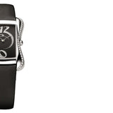 Maurice Lacroix Fiaba Black Dial with Diamonds Black Leather Strap Watch for Women - DV5012-SD531-350 Buy Now By Maurice Lacroix