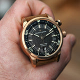 Maurice Lacroix Pontos Diver Limited Edition Black Dial Brown Leather Strap Watch For Men - PT6248-BRZ01-330-3 Buy Now By Maurice Lacroix