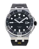 Maurice Lacroix Aikon Venturer Black Dial Black Rubber Strap Watch for Men - AI6058-SS001-330-1 Buy Now By Maurice Lacroix