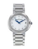 Maurice Lacroix Fiaba Diamonds Mother of Pearl Dial Silver Steel Strap Watch for Women - FA1004-SD502-170-1 Buy Now By Maurice Lacroix
