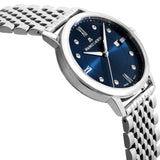 Maurice Lacroix Eliros Diamonds Blue Dial Silver Steel Strap Watch For Women - EL1094-SS002-450-1 Buy Now By Maurice Lacroix