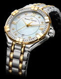 Maurice Lacroix Aikon Diamonds Mother of Pearl Dial Two Tone Steel Strap Watch for Women - A11006-DY503-171-1 Buy Now By Maurice Lacroix