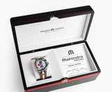Maurice Lacroix Aikon Chronograph Special Edition Mahindra Racing Silver Dial Grey Rubber Strap Watch for Men - AI1018-TT031-130-2 Buy Now By Maurice Lacroix