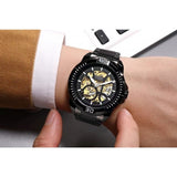 Fossil Bronson Automatic Skeleton Black Dial Black Steel Strap Watch for Men - ME3217 Buy Now By Fossil