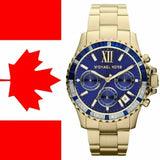Michael Kors Everest Chronograph Blue Dial Gold Steel Strap Watch for Women - MK5754 Buy Now By Michael Kors