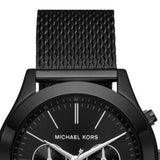 Michael Kors Slim Runway Chronograph Black Dial Black Mesh Bracelet Watch For Men - MK9060 Buy Now By Michael Kors
