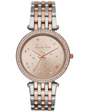 Michael Kors Darci Rose Gold Dial Two Tone Steel Strap Watch for Women - MK3726 Buy Now By Michael Kors
