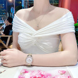 Michael Kors Tibby Three Hand Crystals Silver Dial Two Tone Steel Strap Watch for Women - MK4576 Buy Now By Michael Kors