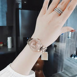 Michael Kors Camille Three Hand Rose Gold Dial Rose Gold Steel Strap Watch For Women - MK7197 Buy Now By Michael Kors