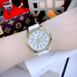 Michael Kors Mini Pilot Quartz Silver Dial White Silicone Strap Watch For Women - MK7372 Buy Now By Michael Kors