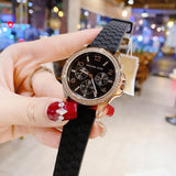 Michael Kors Mini Pilot Black Dial Black Silicone Strap Watch For Women - MK7373 Buy Now By Michael Kors