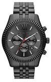Michael Kors Lexington Chronograph Black Dial Black Steel Strap Watch for Men - MK8320 Buy Now By Michael Kors