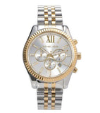 Michael Kors Lexington Silver Dial Two Tone Steel Strap Watch for Men - MK8344 Buy Now By Michael Kors