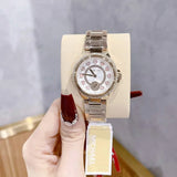 Michael Kors Camille Multifunction White Dial Rose Gold Steel Strap Watch For Women - MK4700 Buy Now By Michael Kors