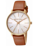 Michael Kors Pyper Quartz Silver Dial Brown Leather Watch For Women - MK2740 Buy Now By Michael Kors