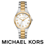 Michael Kors Lennox Three-Hand White Dial Two Tone Steel Strap Watch for Women - MK7464 Buy Now By Michael Kors