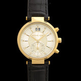 Michael Kors Sawyer Champagne Dial Black Leather Strap Watch for Women - MK2433 Buy Now By Michael Kors