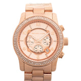 Michael Kors Dylan Rose Gold Dial Rose Gold Steel Strap Watch for Women - MK5576 Buy Now By Michael Kors
