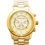 Michael Kors Runway Gold Dial Gold Steel Strap Watch for Men - MK8077 Buy Now By Michael Kors