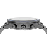 Michael Kors Accelerator Chronograph Blue Dial Grey Steel Strap Watch For Men - MK9111 Buy Now By Michael Kors