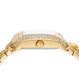 Michael Kors Emery Pave Double Wrap White Dial Gold Steel Strap Watch for Women - MK4833 Buy Now By Michael Kors