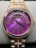 Michael Kors Lauryn Pink Dial Rose Gold Steel Strap Watch for Women - MK3722 Buy Now By Michael Kors