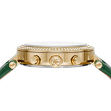 Michael Kors Parker Chronograph Green Dial Green Leather Strap Watch For Women - MK6985 Buy Now By Michael Kors