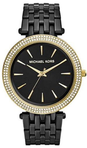 Michael Kors Darci Black Dial Black Steel Strap Watch for Women - MK3322 Buy Now By Michael Kors