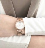 Guess Park Ave White Dial Rose Gold Steel Strap Watch for Women - W0767L3 Buy Now By Guess