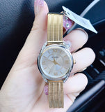 Guess Whisper Silver Dial Gold Mesh Bracelet Watch for Women - W1084L2 Buy Now By Guess