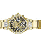 Guess Moonlight Diamonds Gold Dial Gold Steel Strap Watch for Women - GW0320L5 Buy Now By Guess