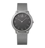 Calvin Klein Minimal Grey Dial Silver Mesh Bracelet Watch for Men - K3M51154 Buy Now By Calvin Klein