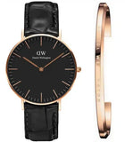 Daniel Wellington Classic Reading Black Dial Black Leather Strap Watch For Men - DW00100129 Buy Now By Daniel Wellington