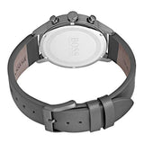 Hugo Boss Architectural Grey Dial Grey Leather Strap Watch for Men - 1513570 Buy Now By Hugo Boss