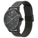 Tommy Hilfiger Damon Quartz Black Dial Black Mesh Bracelet Watch for Men - 1791420 Buy Now By Tommy Hilfiger