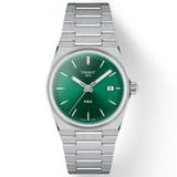 Tissot PRX Quartz Green Dial Steel Silver Steel Strap Watch for Men - T137.410.11.081.00 Buy Now By Tissot