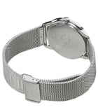 Calvin Klein Minimal White Dial Silver Mesh Bracelet Watch for Women - K3M2212Y Buy Now By Calvin Klein
