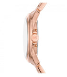 Michael Kors Hartman Analog White Dial Rose Gold Steel Strap Watch For Women - MK3673 Buy Now By Michael Kors