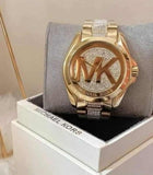 Michael Kors Bradshaw Gold Dial Gold Steel Strap Watch for Women - MK6487 Buy Now By Michael Kors
