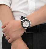 Guess Force Analog Quartz White Dial Black Rubber Strap Watch For Men - W0674G3 Buy Now By Guess