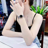 Movado Classic Quartz Black Dial Silver Steel Strap Watch for Men - 0606337 Buy Now By Movado