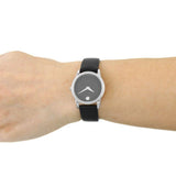 Movado Museum Classic Black Dial Black Leather Strap Watch For Women - 0606503 Buy Now By Movado