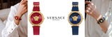 Versace Palazzo Empire Greca Red Dial Red Leather Strap Watch for Women - VEDV00319 Buy Now By Versace