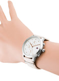Tommy Hilfiger Blake Chronograph Silver Dial Pink Leather Strap Watch For Women - 1781906 Buy Now By Tommy Hilfiger