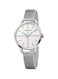 Calvin Klein Even White Dial Silver Mesh Bracelet Watch for Women - K7B23126 Buy Now By Calvin Klein