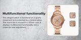 Fossil Stella Sport Multifunction Rose Gold Dial Rose Gold Steel Strap Watch for Women - ES5106 Buy Now By Fossil