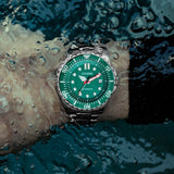 Citizen Promaster Mechanical Green Dial Silver Steel Strap Watch For Men - NJ0129-87X Buy Now By Citizen